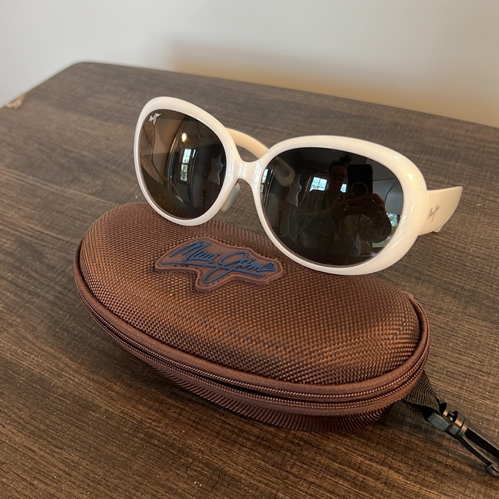 Maui Jim Nahiku Sunglasses , White